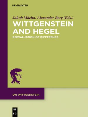 cover image of Wittgenstein and Hegel